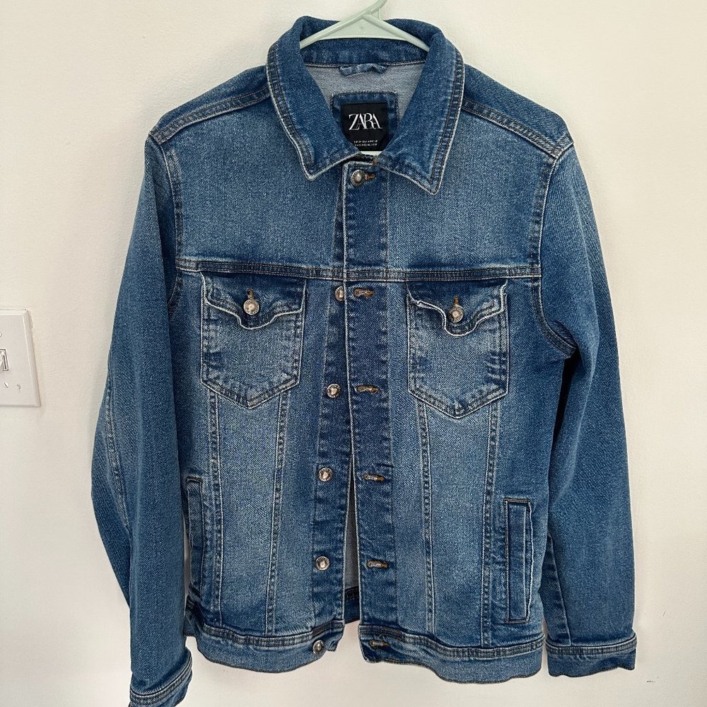 ZARA MEN'S JEAN JACKETS SIZE M SET OF THREE (3)